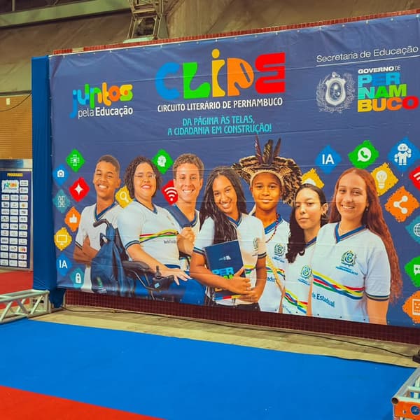 Painel para evento de educação