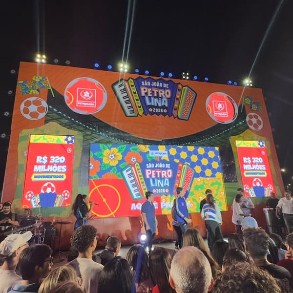 Painel de palco do São João